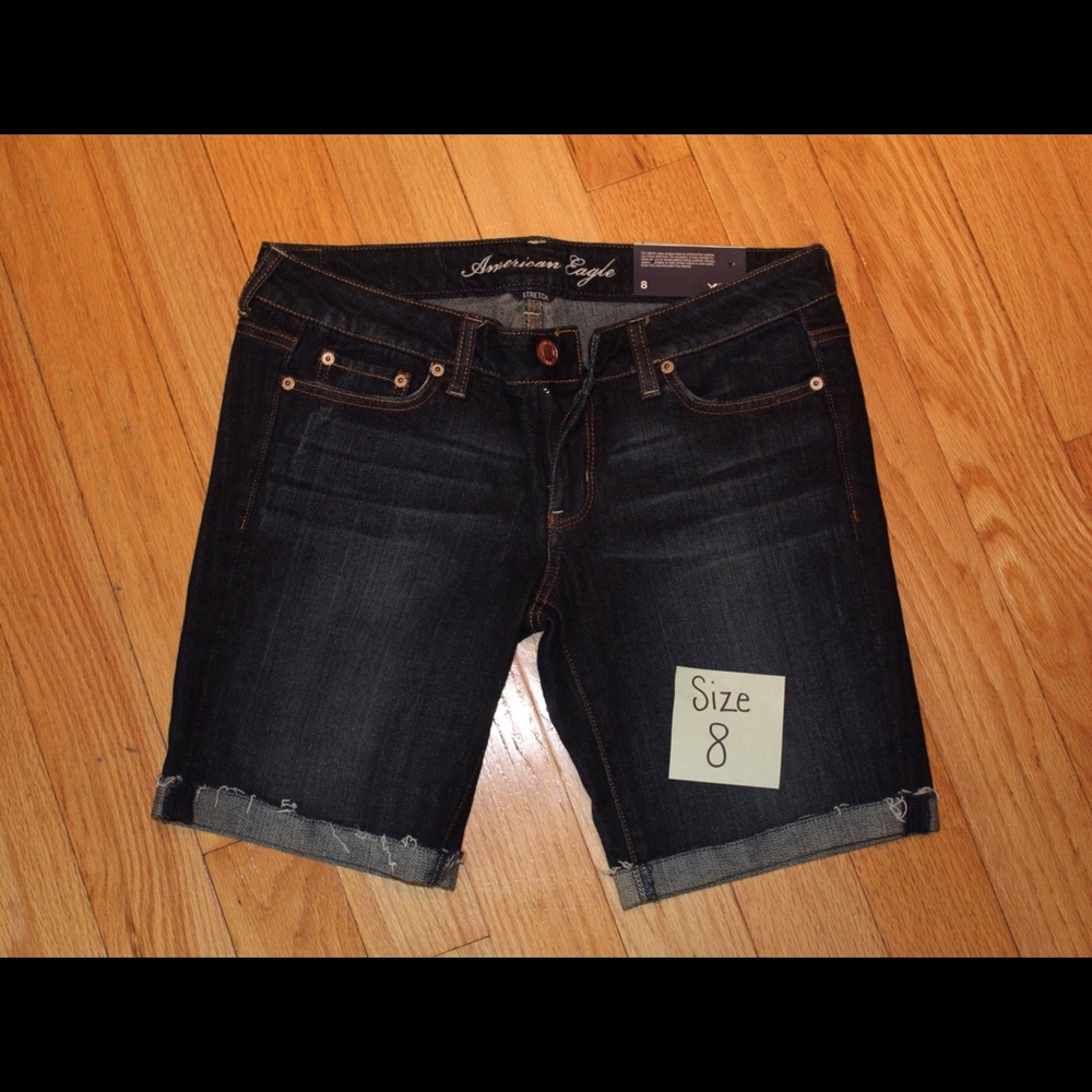 AE Skinny Bermuda Jean Shorts